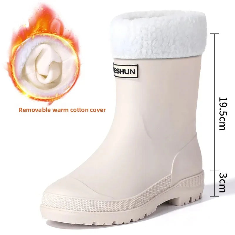 Waterproof Insulated Rain Boots for Women