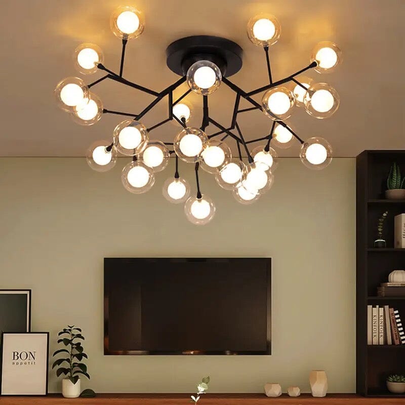 Luxurious Round Crystal Pendant Light