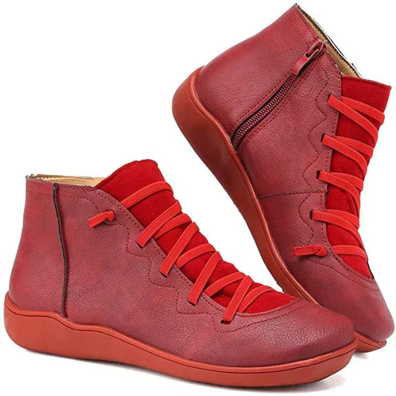Ladies Premium Cozy Ankle Boots