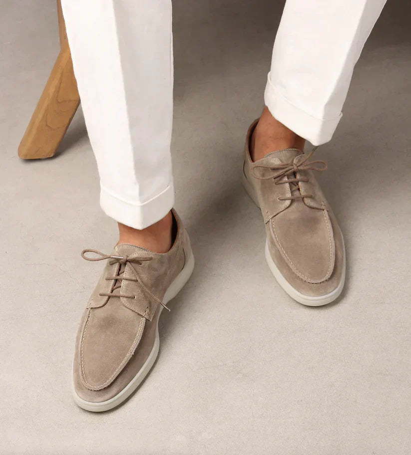 Luxury Mens Leather Slip On Loafers - OutfitLondon