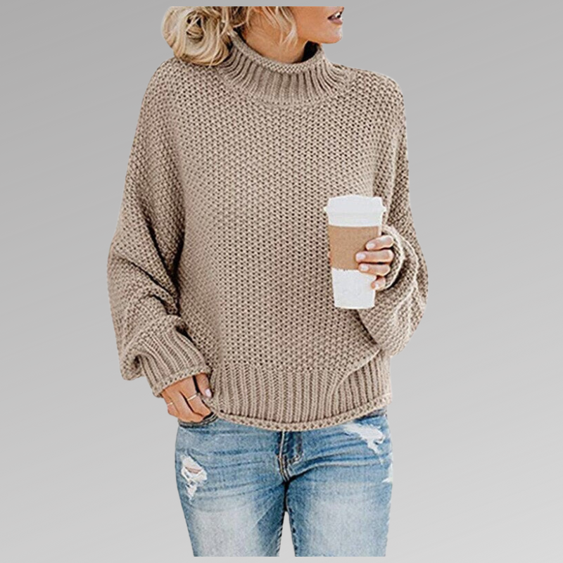 Soft Women's Crew Neck Knit Sweater