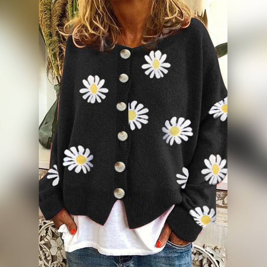 Soft Cream Ladies Open Cardigan Sweater