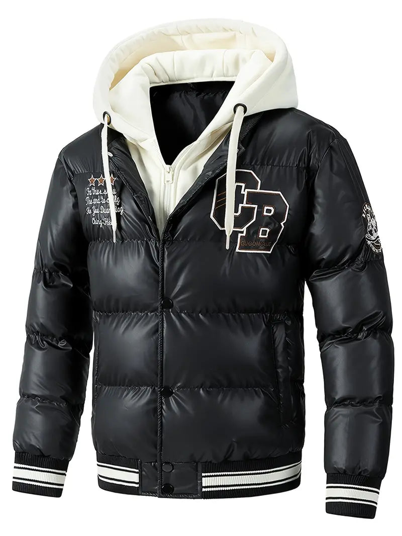 Relaxed Fit Men's Hoodie Jacket
