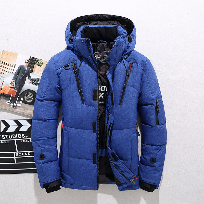 Men's Waterproof Parka Heavy-Duty Cold Weather Jacket
