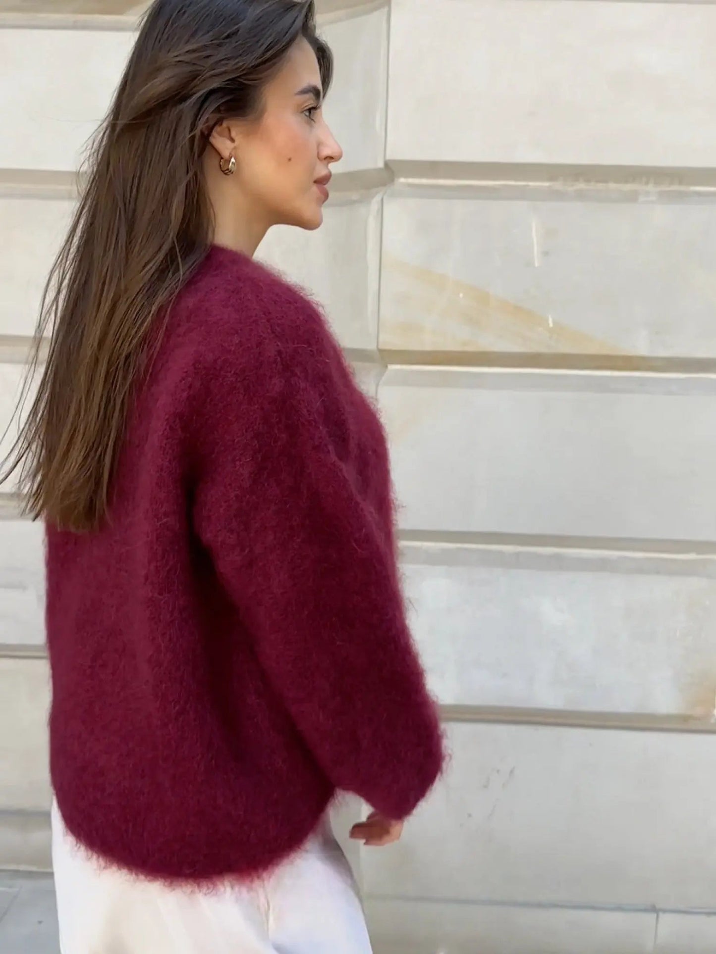 Women's Mohair Sweater Luxurious Comfort