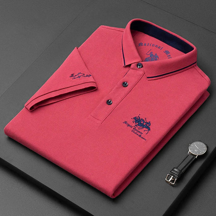 Men's Vintage Polo Shirt with Premium Classic Design