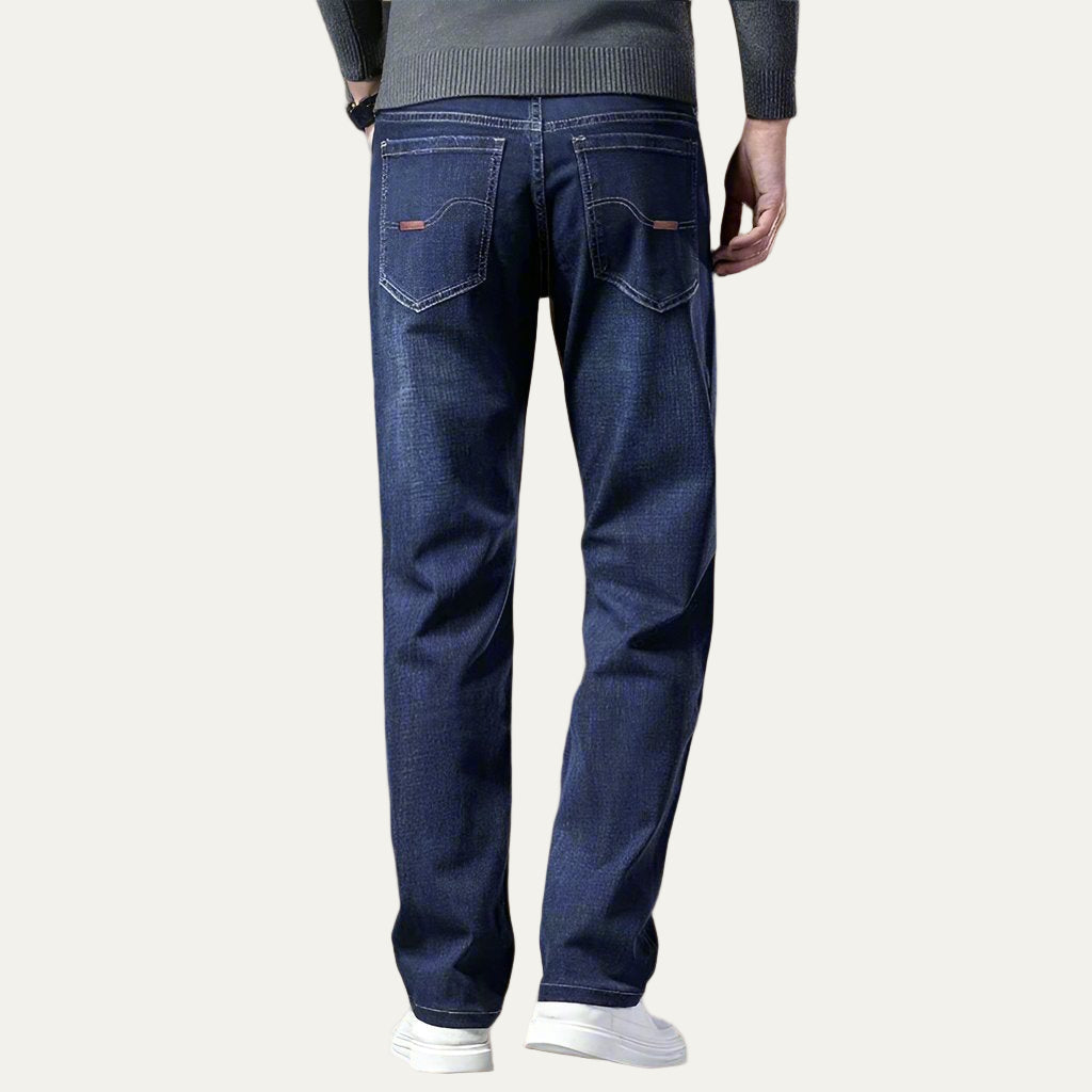 Regular Fit Straight Leg Jeans For Men