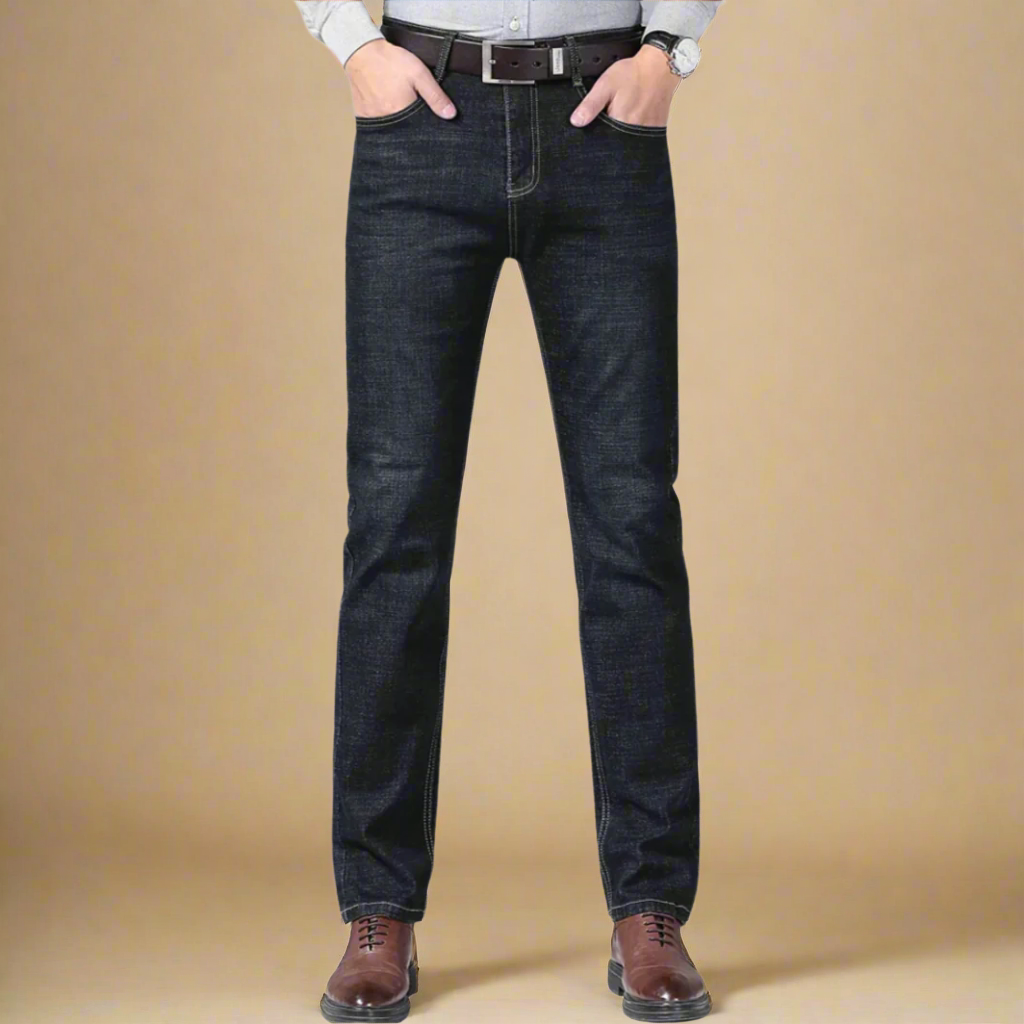 Relaxed Fit Men's Stretch Denim Jeans