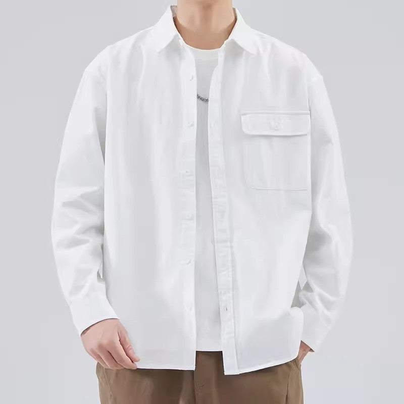 Classic Casual Long Sleeve Shirt – Soft Cotton Blend