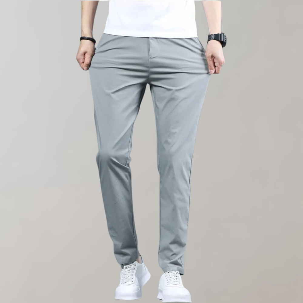 Relaxed Fit Stretch Work Pants Straight Leg Style