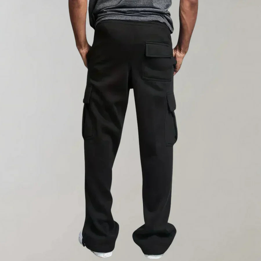 Practical Men's Cargo Pants with Multiple Pockets - OutfitLondon