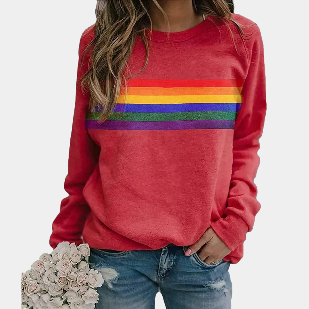 Soft Women's Fleece Crew Neck Sweater
