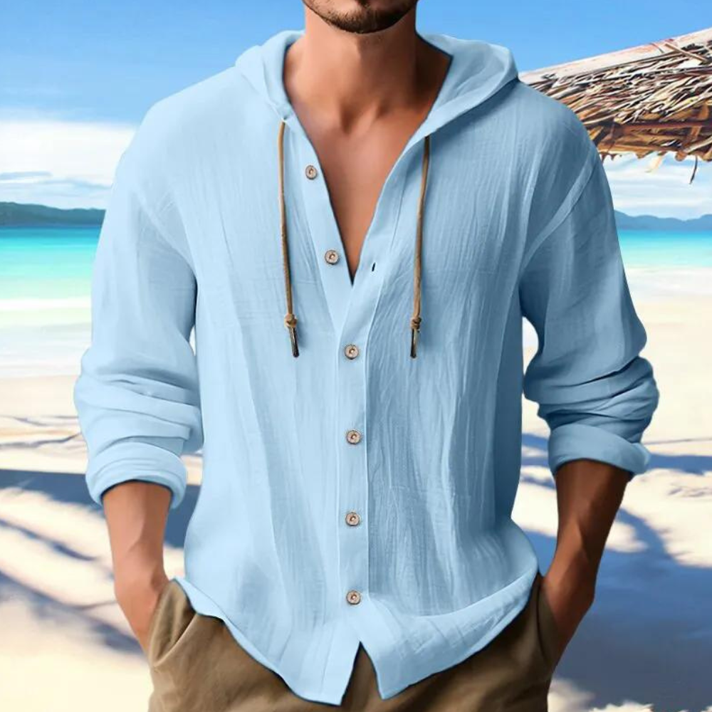 Comfortable Mens Hooded Sweatshirt Long Sleeve
