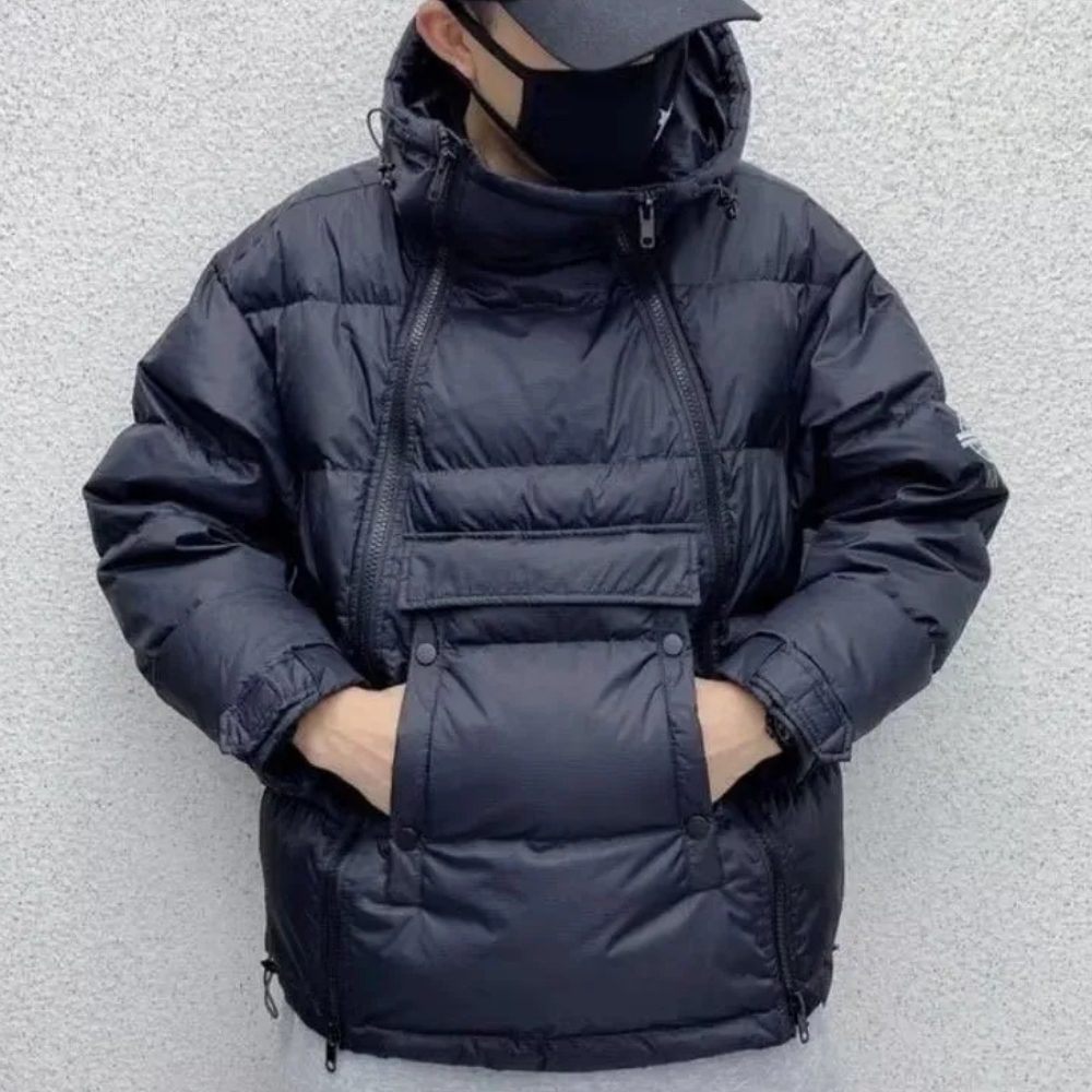Warm Padded Quilted Mens Coat - OutfitLondon