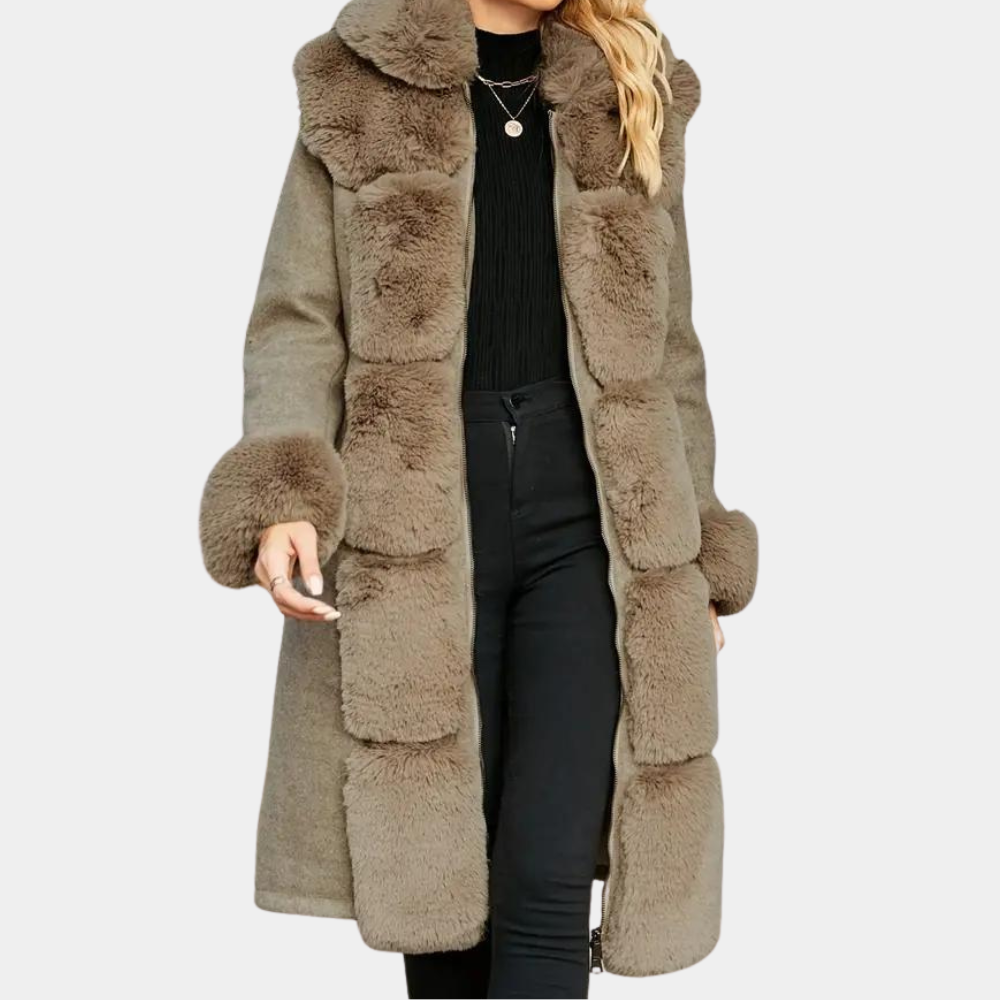 Soft Christine Ladies Warm Winter Coat - OutfitLondon
