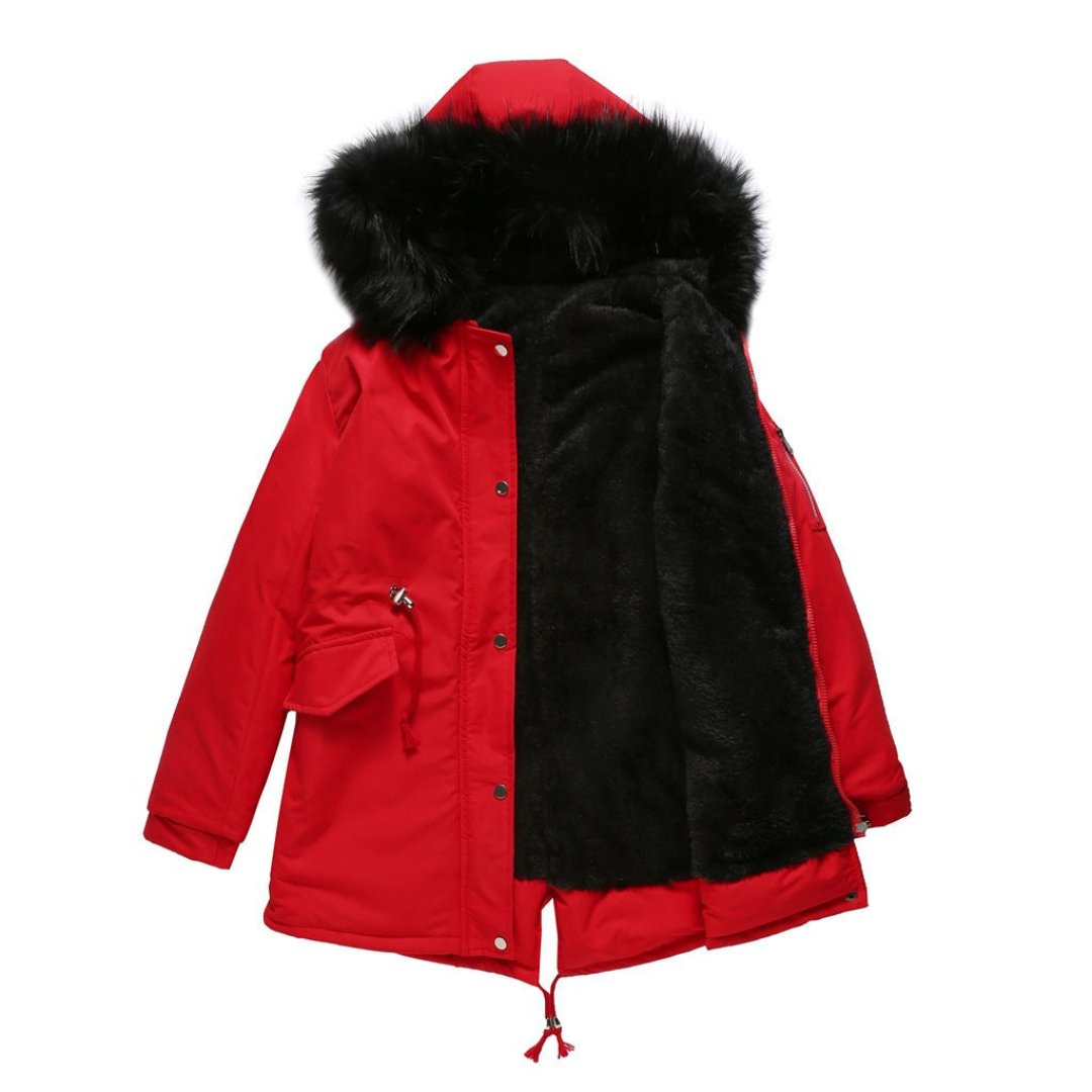 Women's Warm Waterproof Hooded Winter Parka Coat