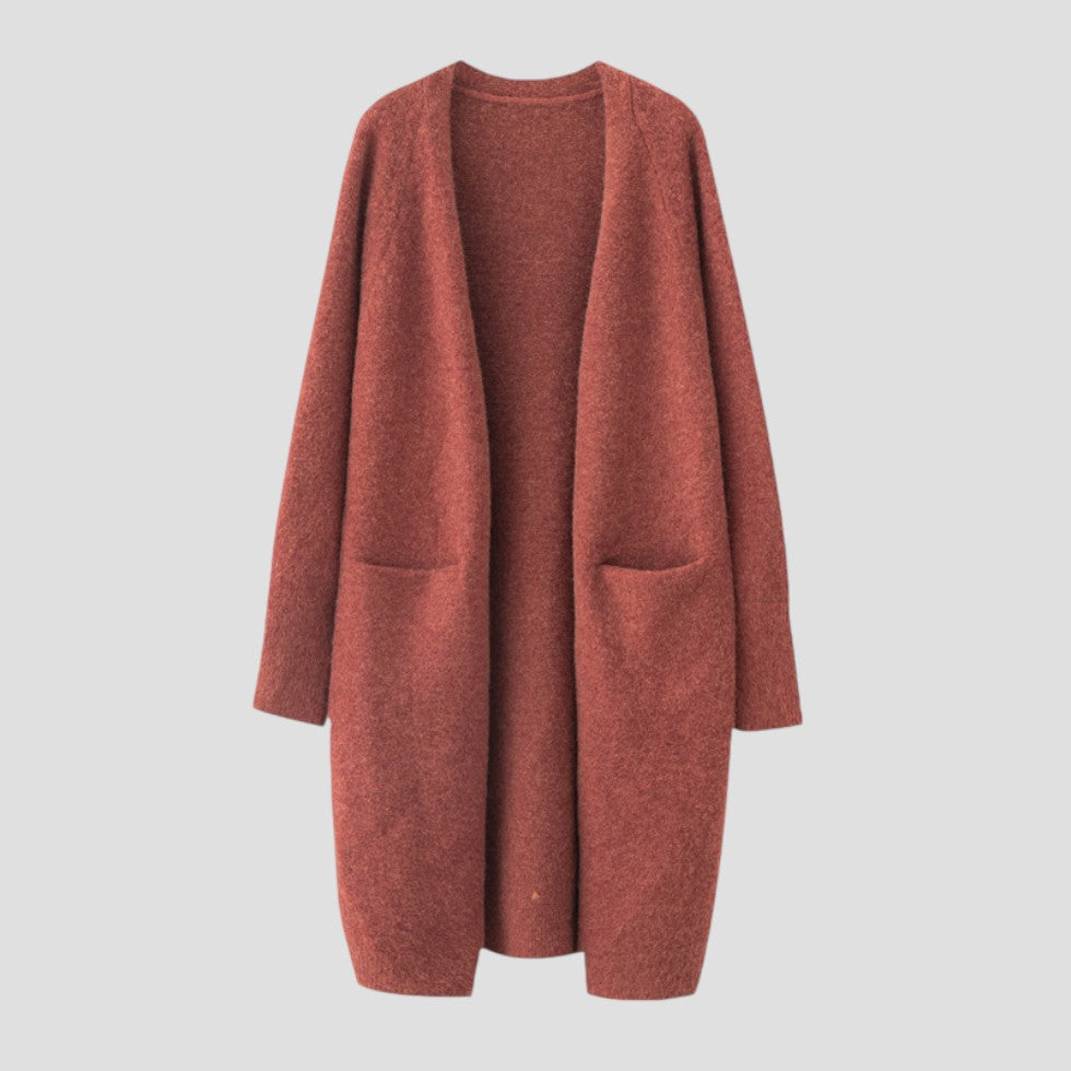 Soft Open Front Women's Cashmere Sweater