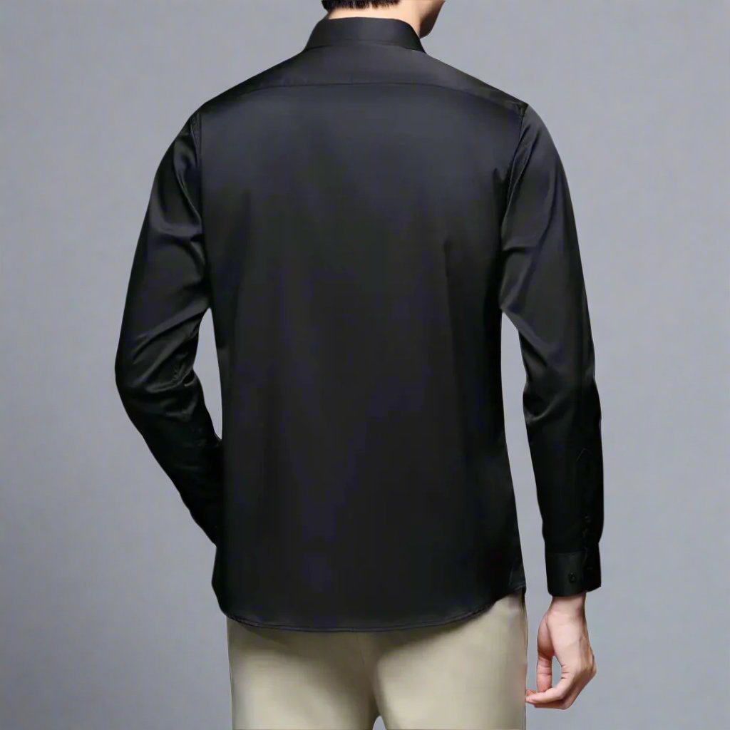 Relaxed Fit Luxury Silk Shirt
