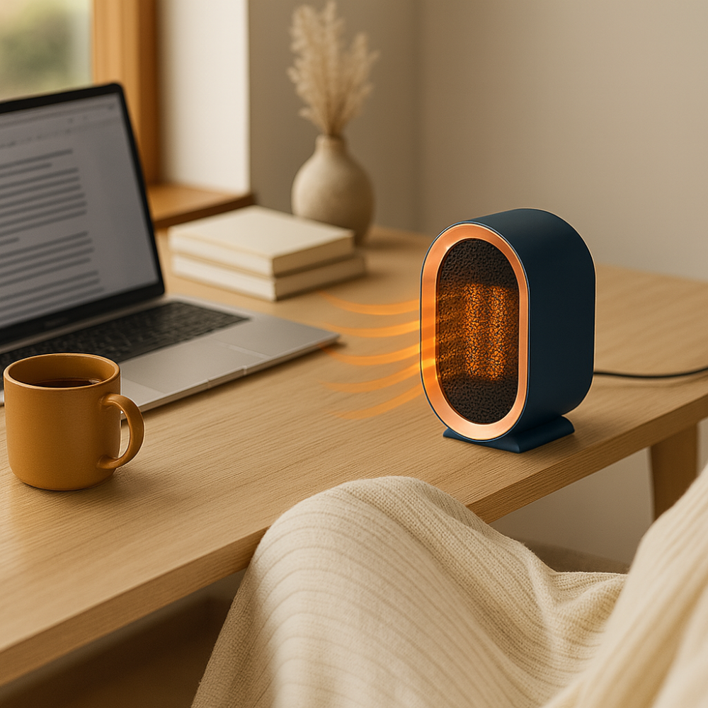 Small Powerful Ceramic Electric Space Heater