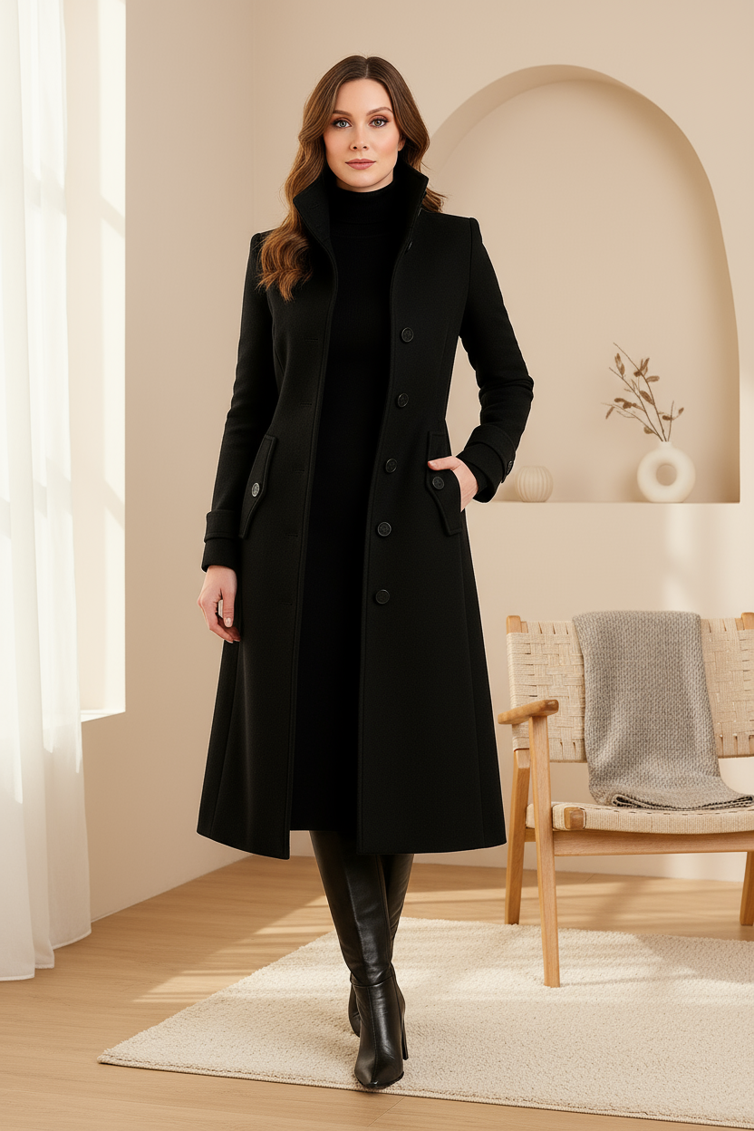 Women's High Neck Winter Coat