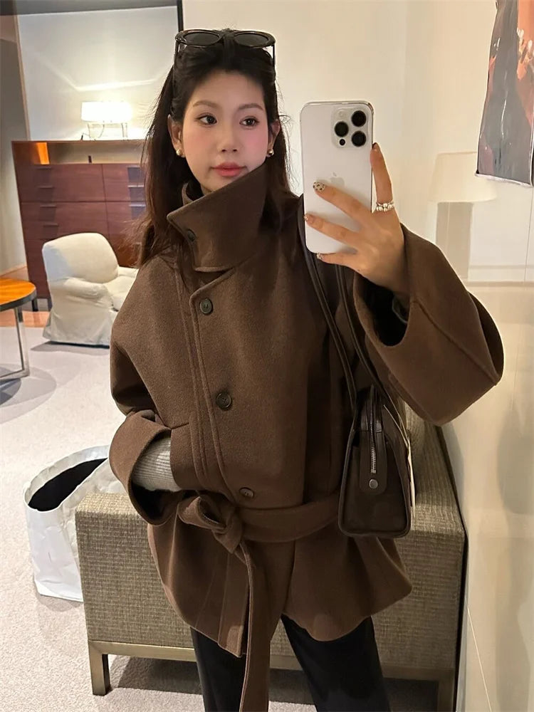 Classic Women's Long Wool Coat