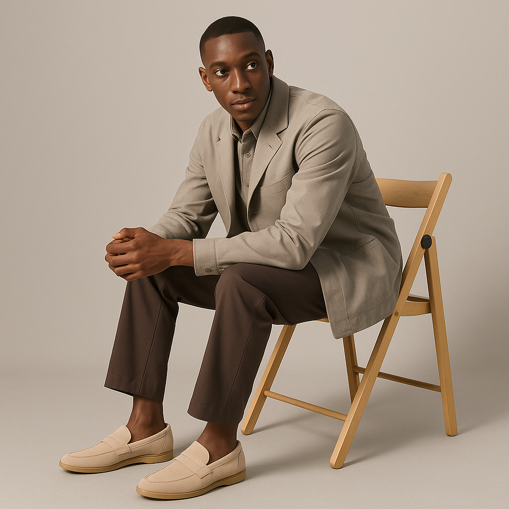 Soft Leather Men's Slip On Shoes