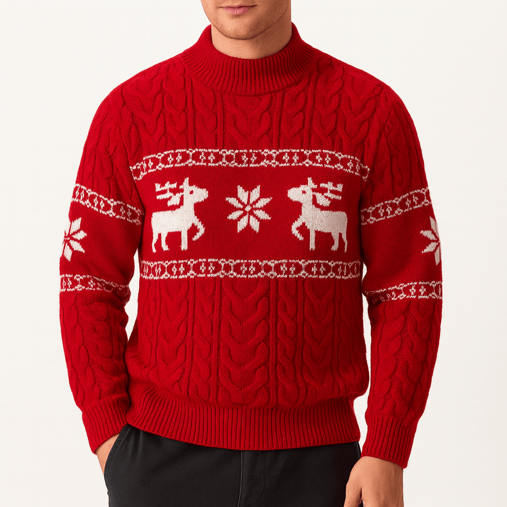 Christmas Fair Isle Crew Sweater