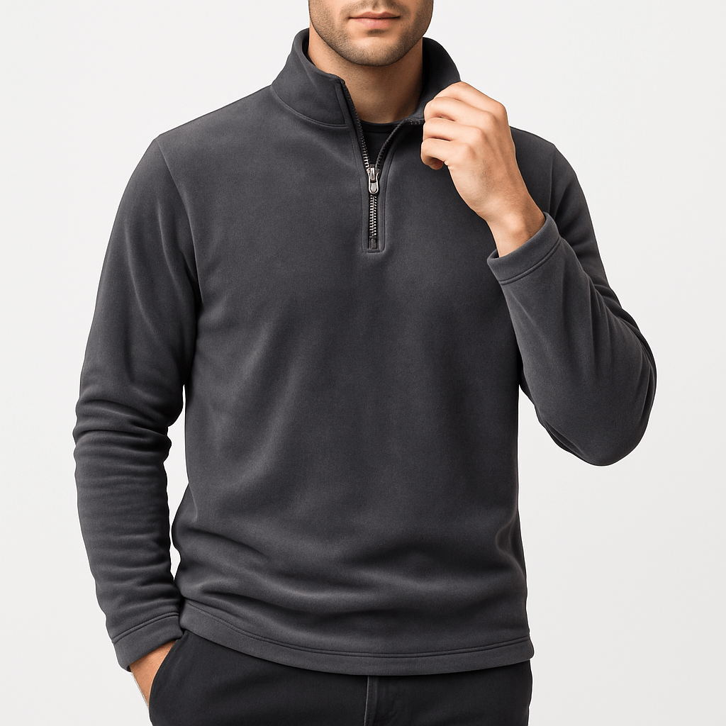 Cozy Quarter Zip Sweater