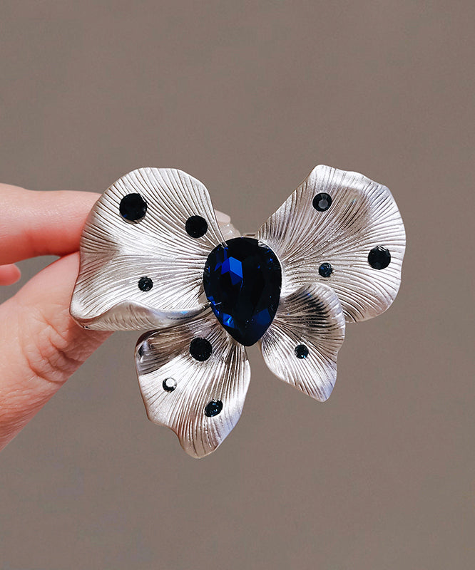 Women's Blue Crystal Hairpin Alloy Chic - OutfitLondon