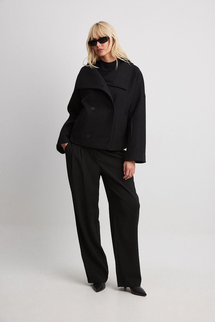 Elegant Classic Double-Breasted Ladies Jacket