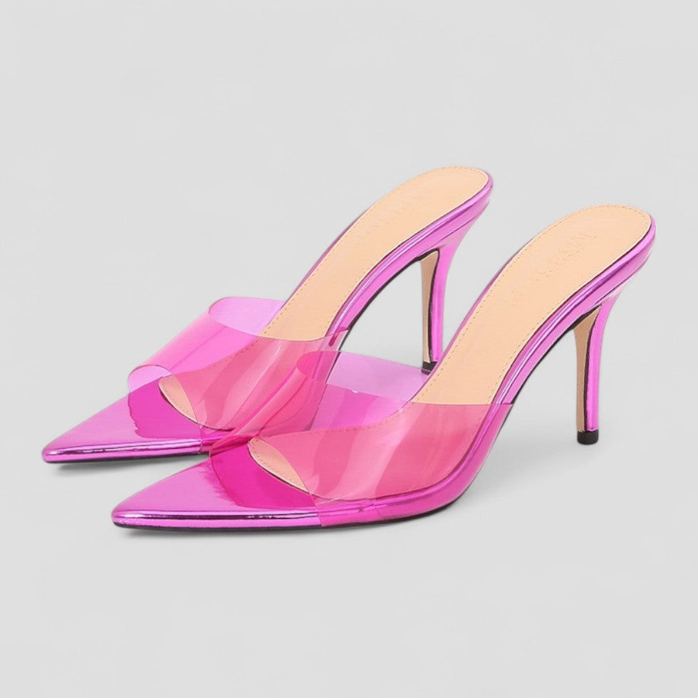 Clear High Heel Sandals for Women