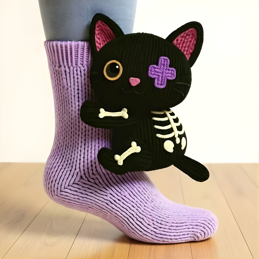 Comfy Fun Design Socks Slipper Shoes for Indoor Wear