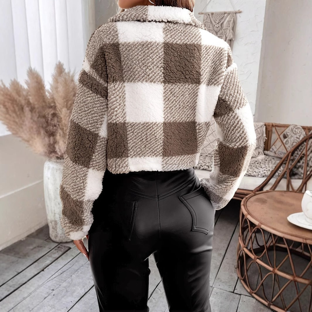 Soft Women's Fleece Lined Winter Coat