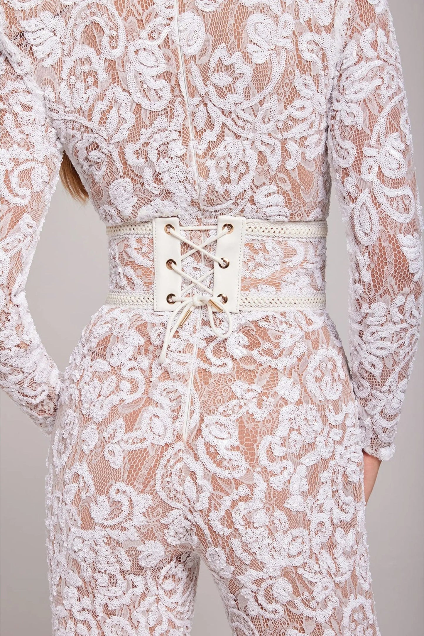 Women's Elegant Crystal Bodysuit