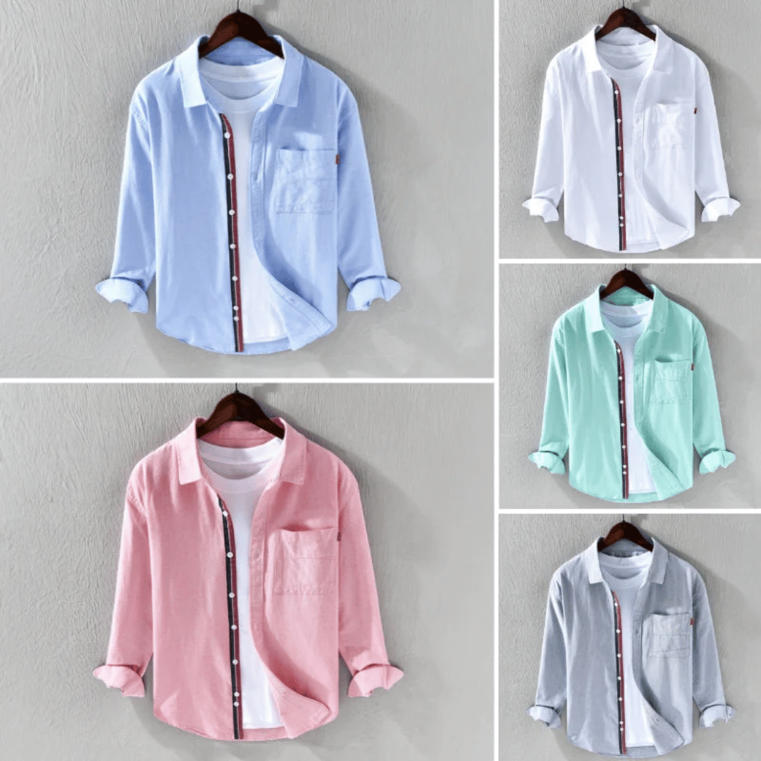 Darren Shirt | Men's Casual Button-Up Long Sleeve Shirt