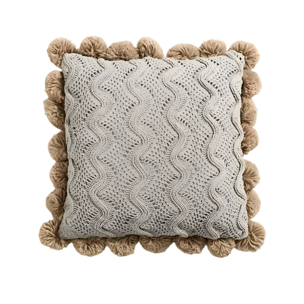 Vibrant Tassel Decorative Pillow Cover