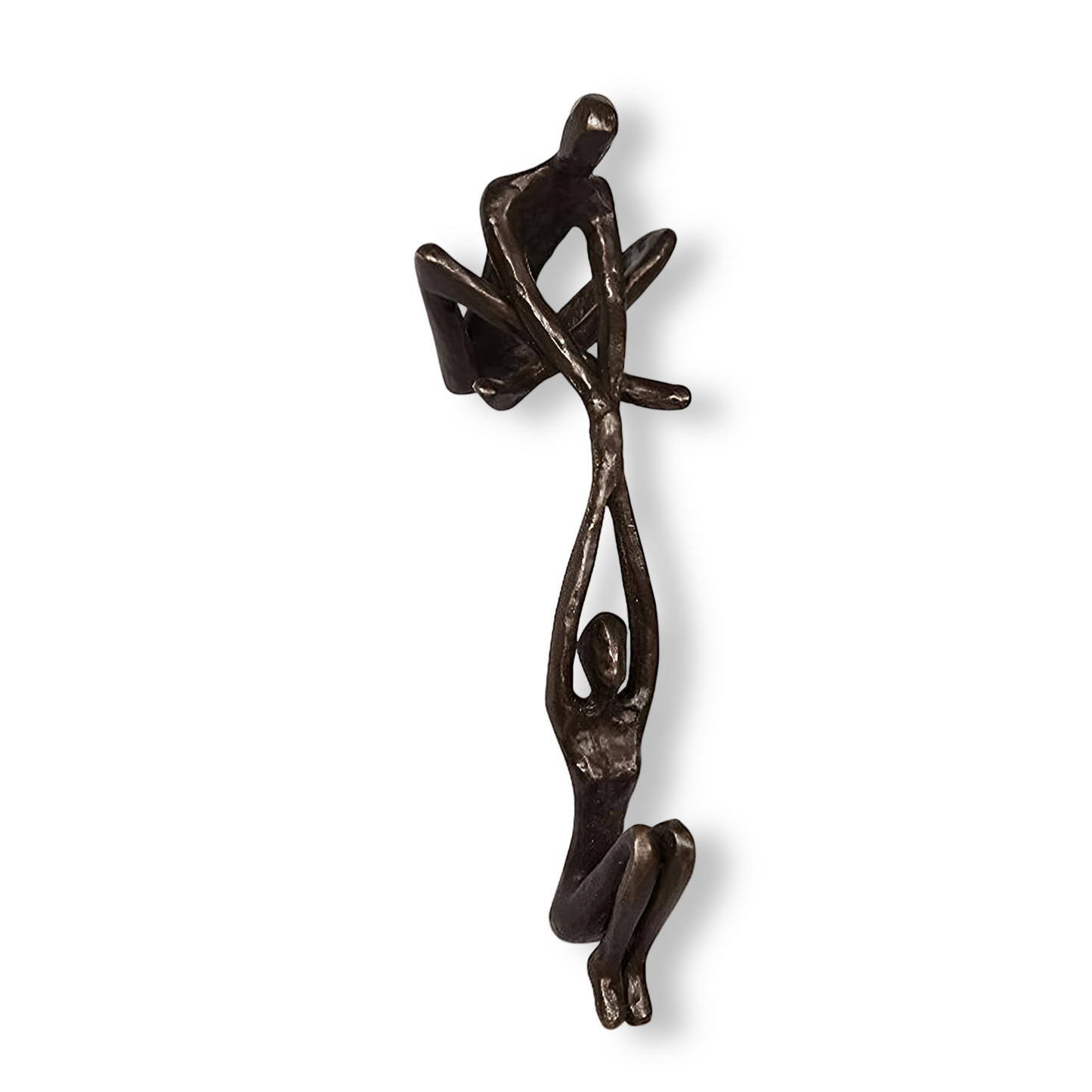 Lovely Pair Sculpture - Hugging Lovers Figurine - OutfitLondon