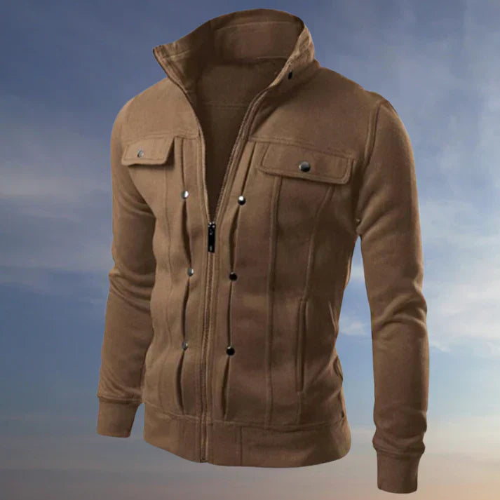 Men's Classic Zip Up Casual Jacket