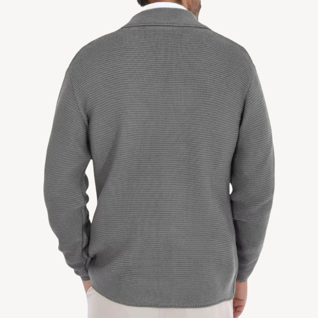 Men's Classic Wool Sweater Jacket