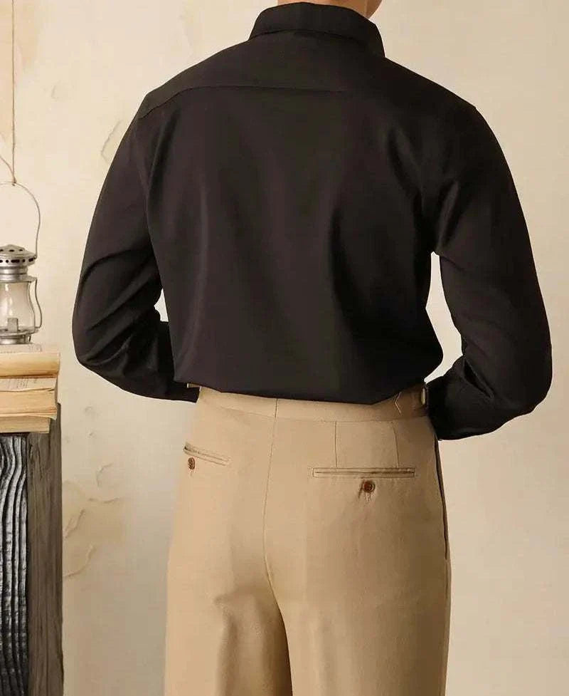 Slim Fit Casual Polyester Shirt