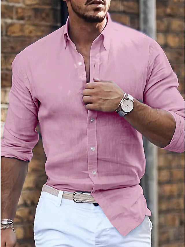 Comfortable Fit Dress Shirt Slim Style