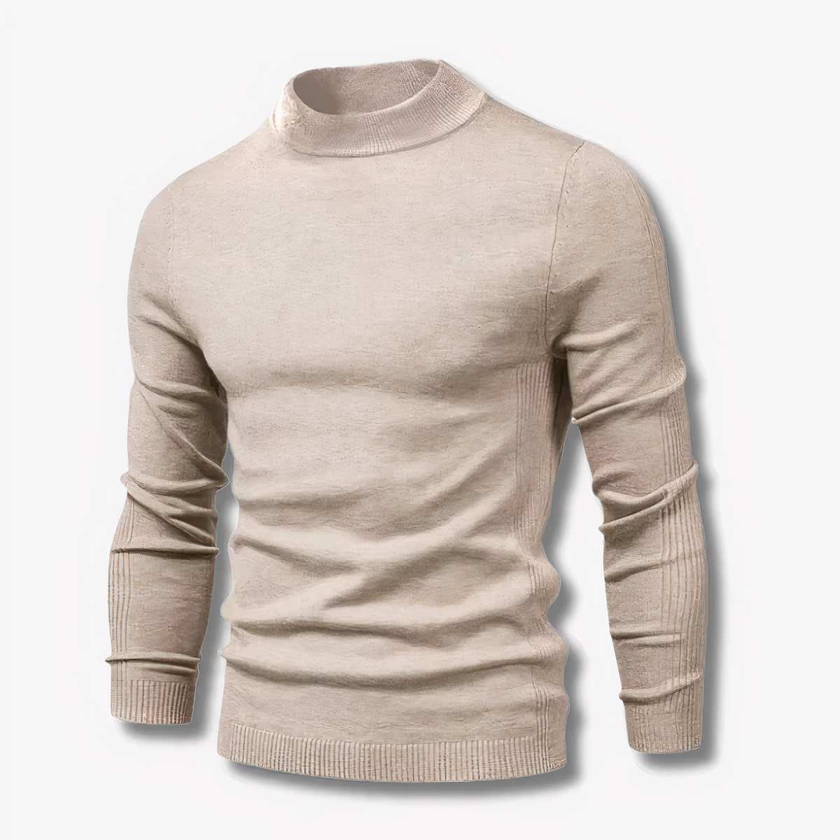Slim Fit Cable Knit Sweater