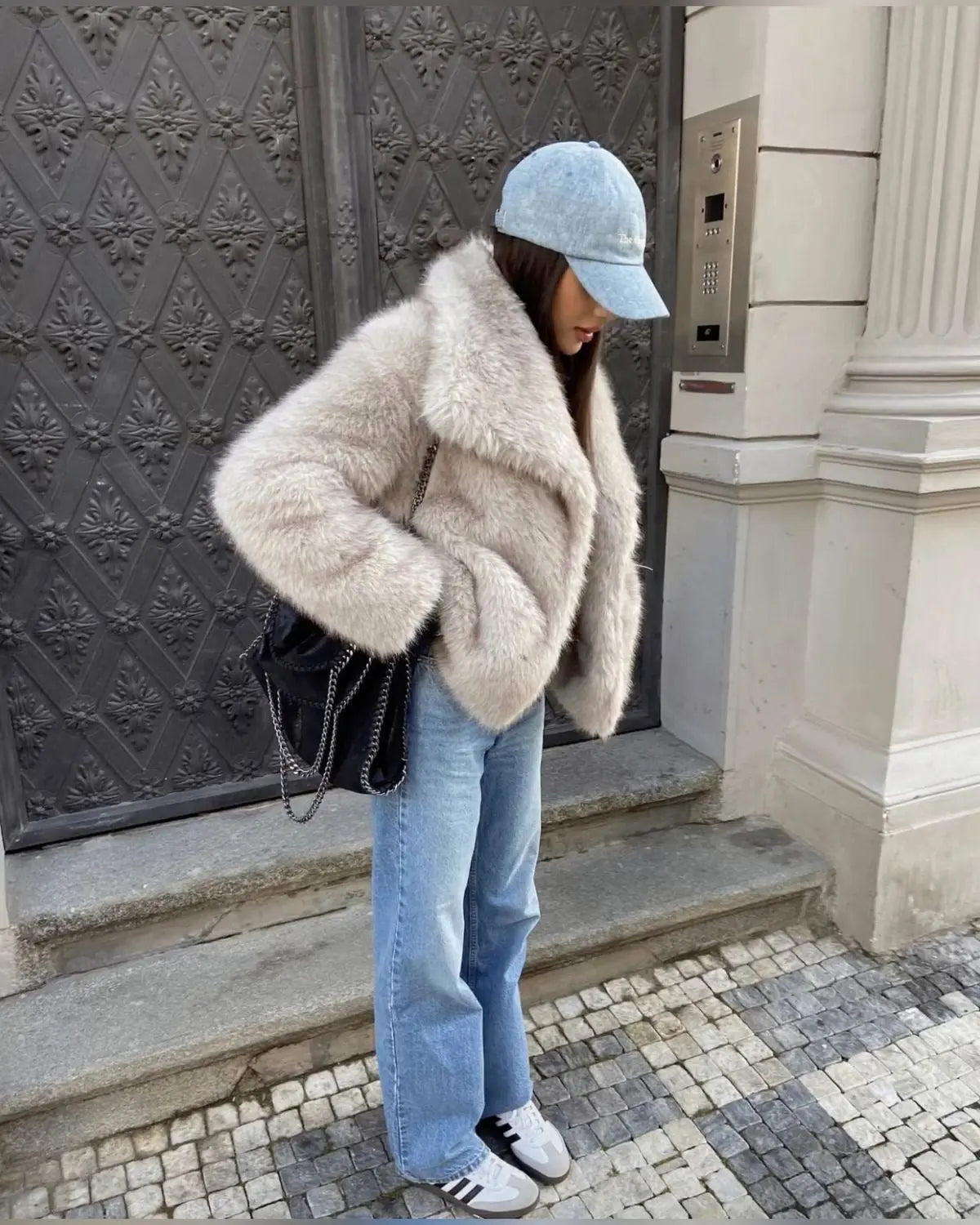 Women's Faux Fur Long Coat