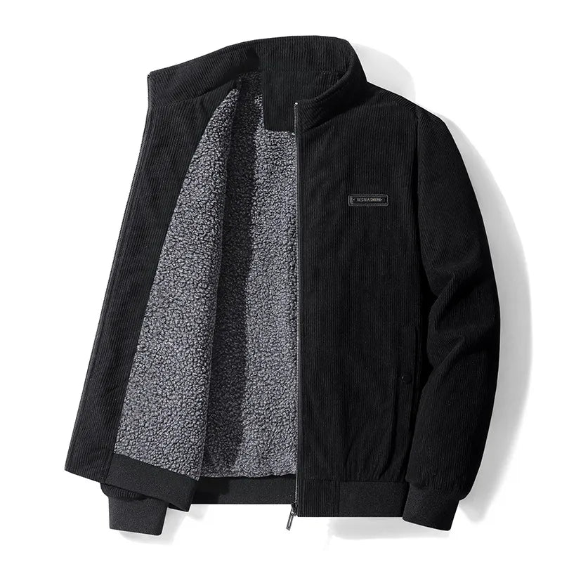 Men's Classic Fleece Lined Bomber Jacket
