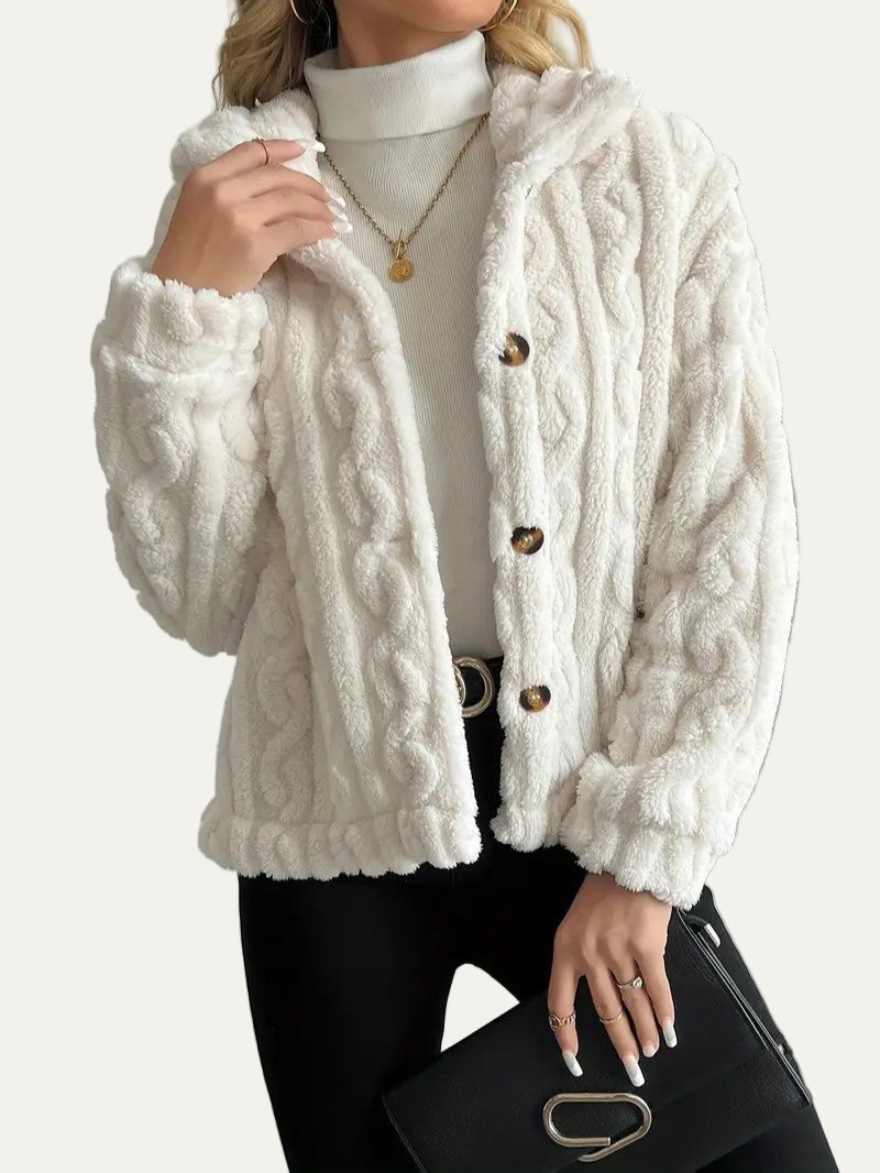 Soft Women's Fuzzy Sweater Cardigan