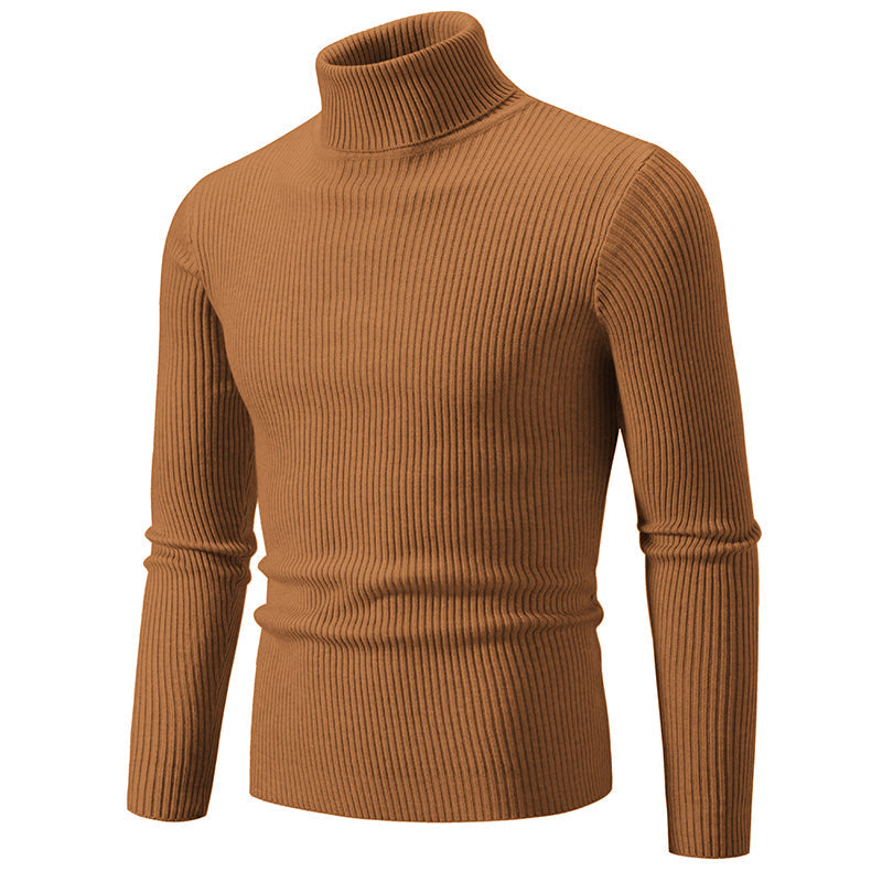 Cozy Crew Neck Men's Knit Sweater