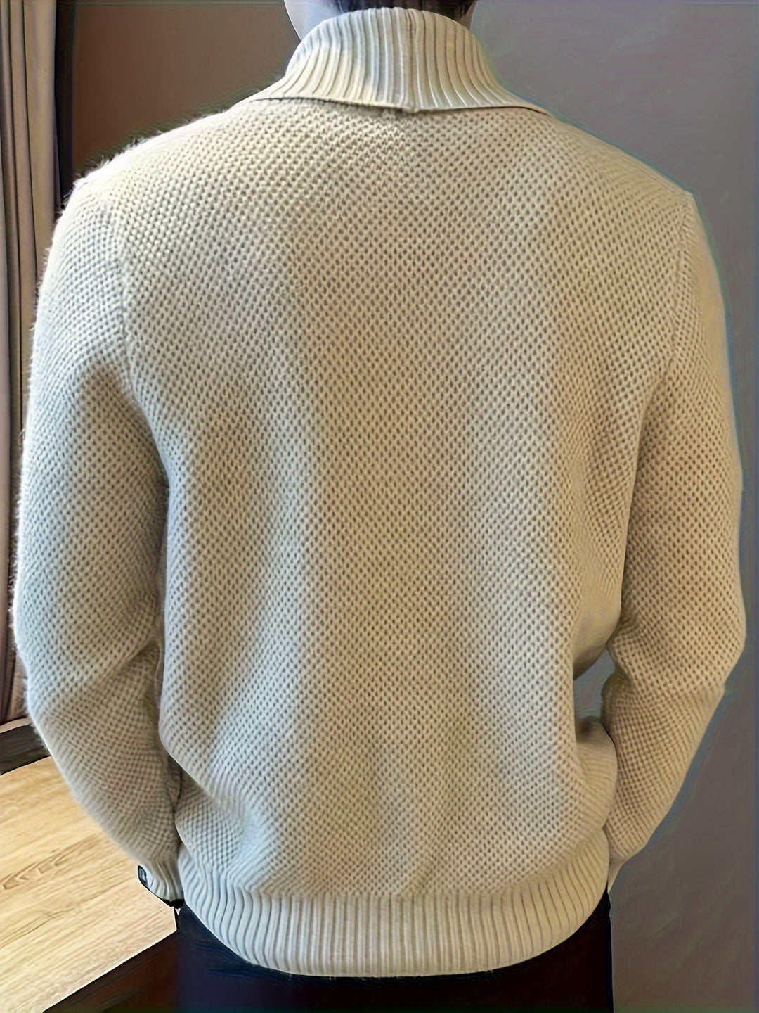Stylish Knit Mens Cardigan Sweater