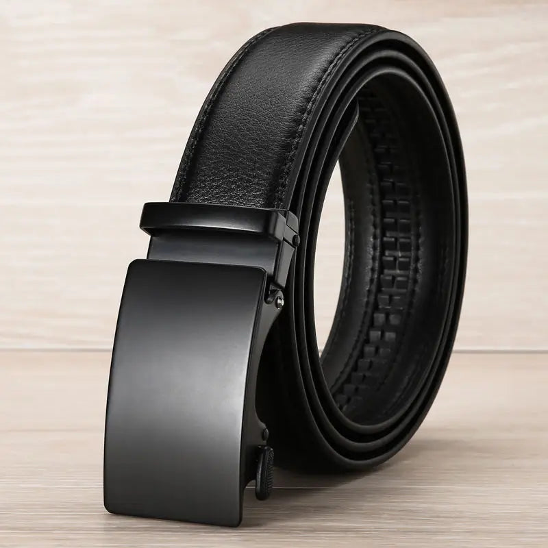 Genuine Leather Adjustable Men's Belt