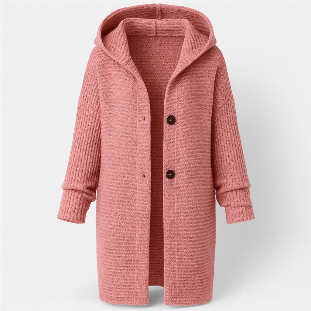 Soft Women's Hooded Cardigan - Premium Cashmere Feel