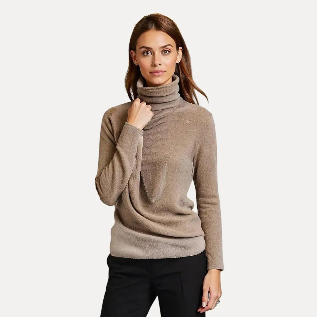 Women's Acrylic Turtleneck Sweater